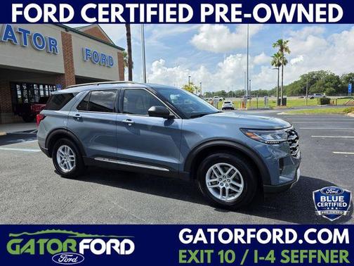 Vapor Blue 2025 Ford Explorer Active