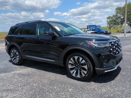 Black 2026 Ford Explorer Platinum