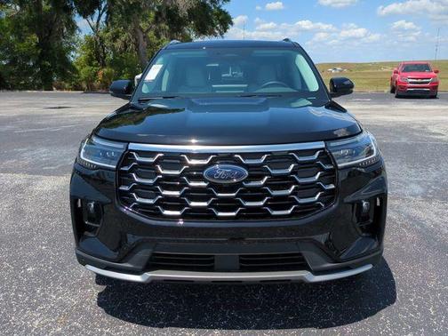 Black 2026 Ford Explorer Platinum