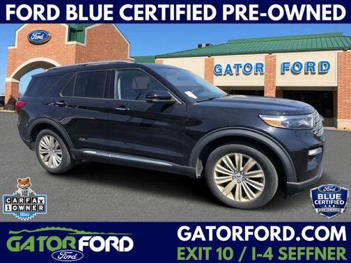 Agate Black Metallic 2022 Ford Explorer Limited