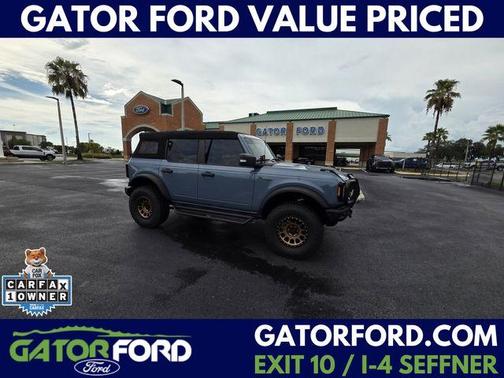 Azure Gray Metallic 2024 Ford Bronco Wildtrak