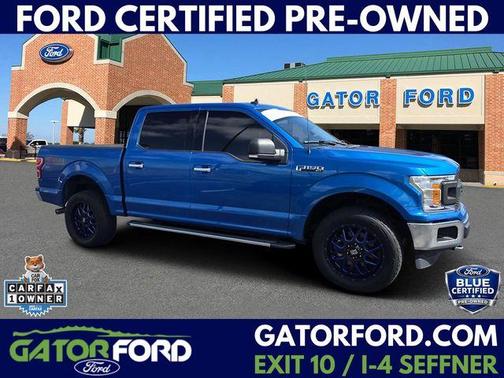 Velocity Blue Metallic 2019 Ford F-150 XLT