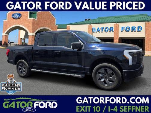Antimatter Blue Metallic 2025 Ford F-150 Lightning Flash