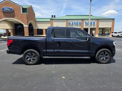 Antimatter Blue Metallic 2025 Ford F-150 Lightning Flash
