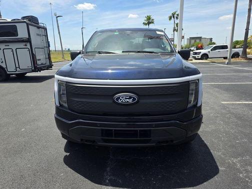 Antimatter Blue Metallic 2025 Ford F-150 Lightning Flash