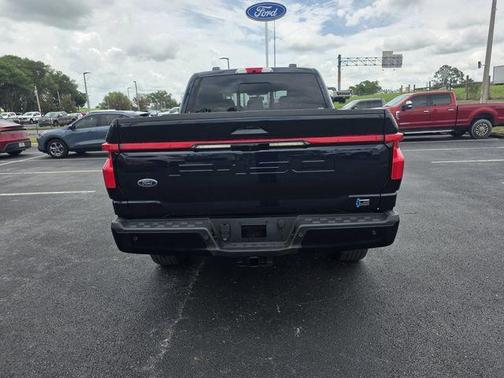 Antimatter Blue Metallic 2023 Ford F-150 Lightning LARIAT