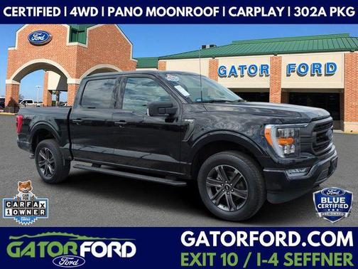 Black Metallic 2022 Ford F-150 XLT Truck
