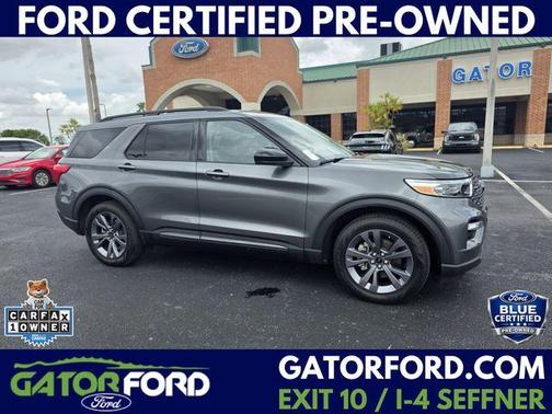 Gray Metallic 2023 Ford Explorer XLT