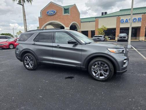 Gray Metallic 2023 Ford Explorer XLT