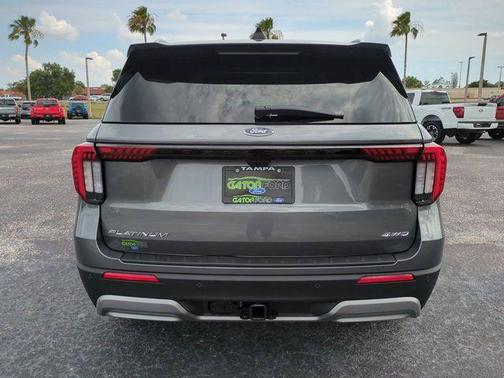 Gray 2026 Ford Explorer Platinum