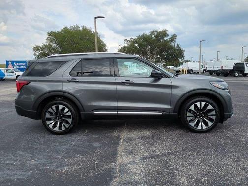 Gray 2026 Ford Explorer Platinum