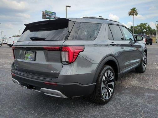 Gray 2026 Ford Explorer Platinum