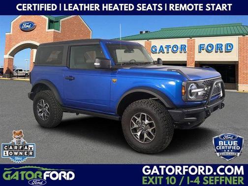Velocity Blue Metallic 2023 Ford Bronco Badlands