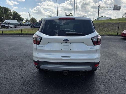 White Platinum 2017 Ford Escape Titanium