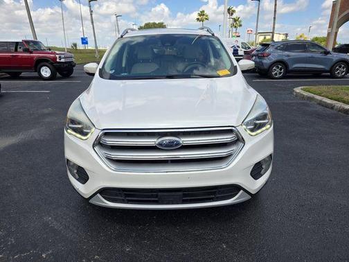 White Platinum 2017 Ford Escape Titanium