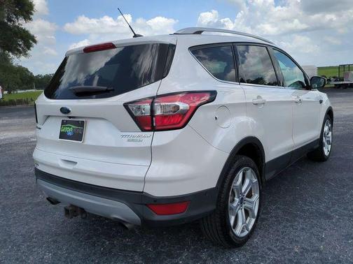 White Platinum Clearcoat Metallic 2017 Ford Escape Titanium