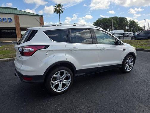 White Platinum 2017 Ford Escape Titanium