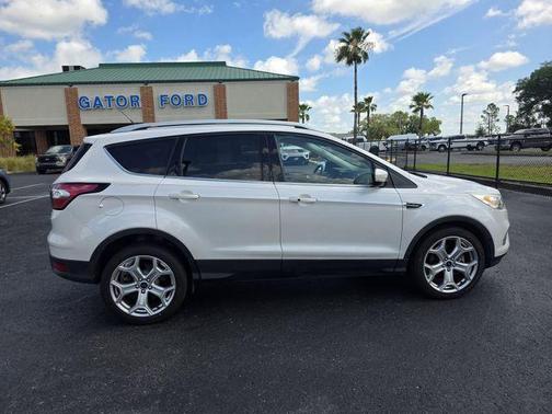 White Platinum 2017 Ford Escape Titanium