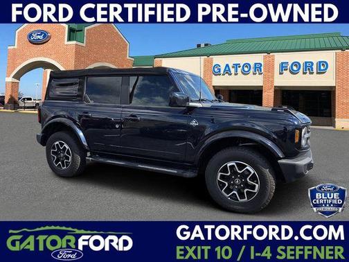 Antimatter Blue Metallic 2021 Ford Bronco Outer Banks