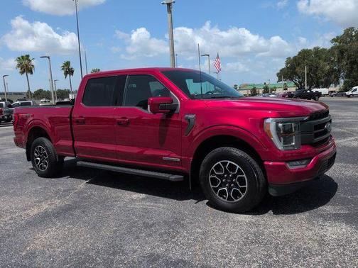 Rapid Red Metallic Tinted Clearcoat 2021 Ford F-150 Lariat