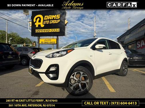 Clear White 2021 Kia Sportage LX