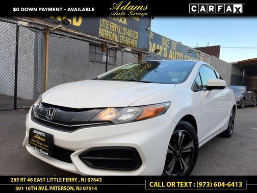 Taffeta White 2015 Honda Civic EX