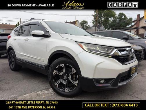 White Diamond Pearl 2017 Honda CR-V Touring