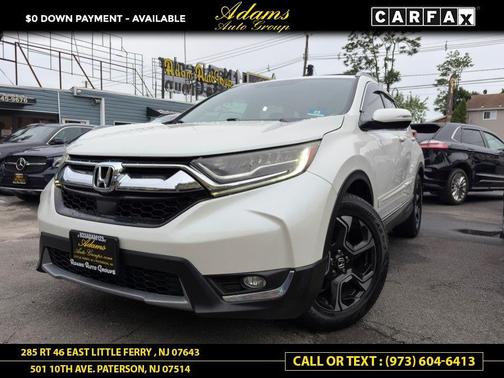 White Diamond Pearl 2017 Honda CR-V Touring