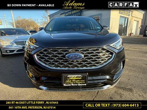 Agate Black 2020 Ford Edge Titanium
