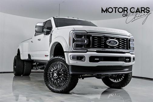 Star White Metallic Tri-Coat 2024 Ford F-450 Limited