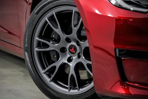 Ultra Red 2025 Tesla Model S Rear-Wheel Drive