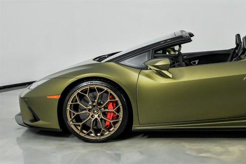 Verde Gea Matt 2022 Lamborghini Huracan EVO EVO Spyder-$75K MODS-VF SUPERCHARGED-FACTORY MATTE