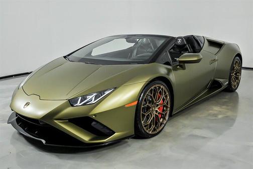 Verde Gea Matt 2022 Lamborghini Huracan EVO EVO Spyder-$75K MODS-VF SUPERCHARGED-FACTORY MATTE