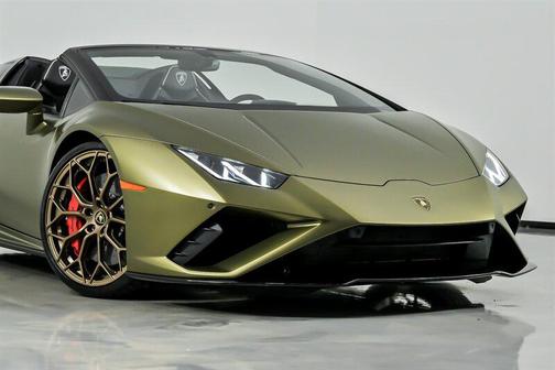Verde Gea Matt 2022 Lamborghini Huracan EVO EVO Spyder-$75K MODS-VF SUPERCHARGED-FACTORY MATTE