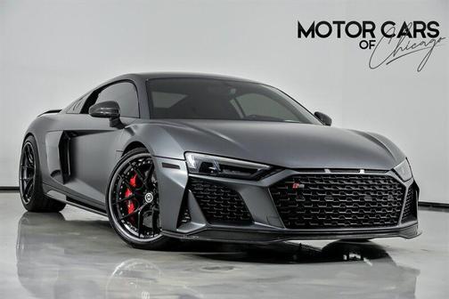 Daytona Gray Pearl Effect 2020 Audi R8 5.2 V10 performance