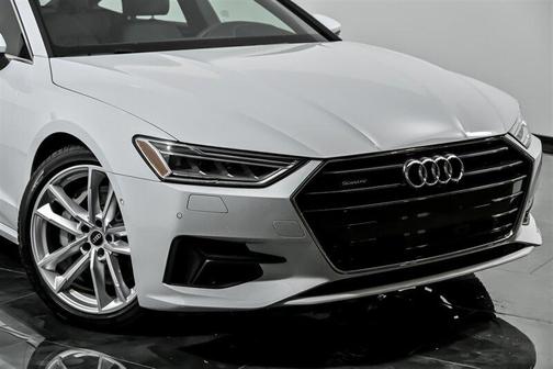 White 2022 Audi A7 55 Premium
