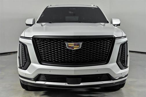 Crystal White Tricoat 2025 Cadillac Escalade ESV Sport