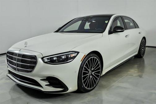 MANUFAKTUR Diamond White Metallic 2022 Mercedes-Benz S-Class 4MATIC