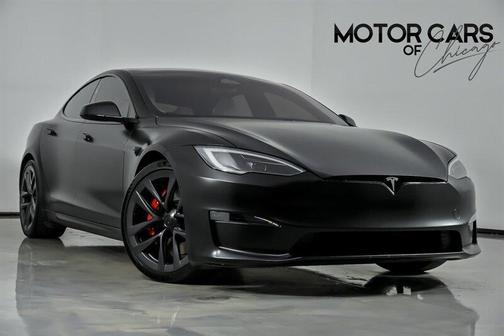 Matte Black 2023 Tesla Model S Plaid