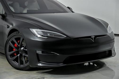Matte Black 2023 Tesla Model S Plaid