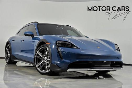 Neptune Blue 2021 Porsche Taycan 4