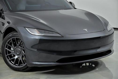 Stealth Grey 2025 Tesla Model 3 Long Range