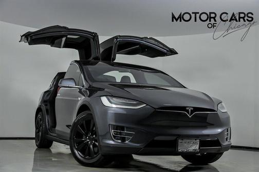 Midnight Silver Metallic 2018 Tesla Model X 75D
