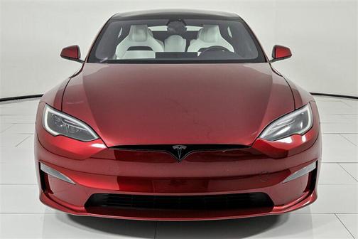 Ultra Red 2025 Tesla Model S Plaid
