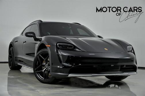 Black 2022 Porsche Taycan 4