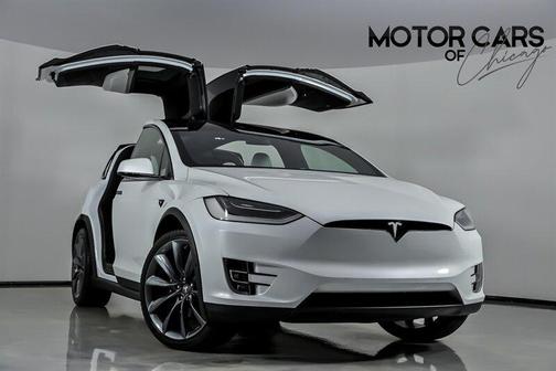 Pearl White Multi-Coat 2018 Tesla Model X 75D