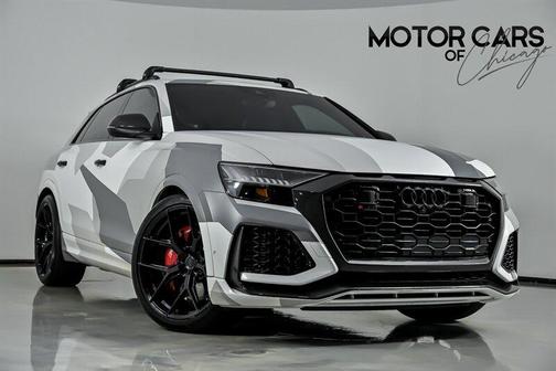 Glacier White Metallic 2021 Audi RS Q8 4.0T