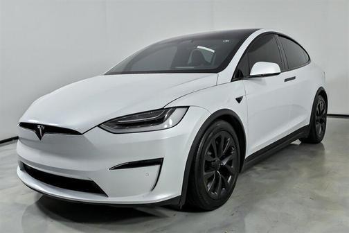 Pearl White Multi-Coat 2022 Tesla Model X Plaid Tri Motor All-Wheel Drive