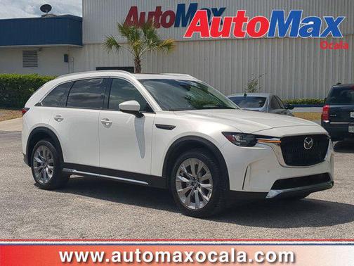 Rhodium White Premium 2024 Mazda CX-90 3.3 Turbo Premium