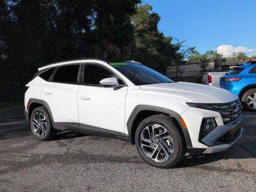 Serenity White Pearl 2025 Hyundai TUCSON Limited